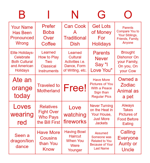 NHP AACC Bingo Card