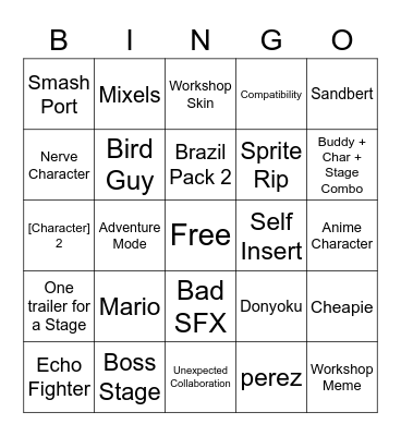 Workshop Blueprints Bingo Card