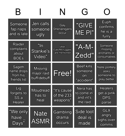 Disambiguation | Season 9.0 Bingo Card