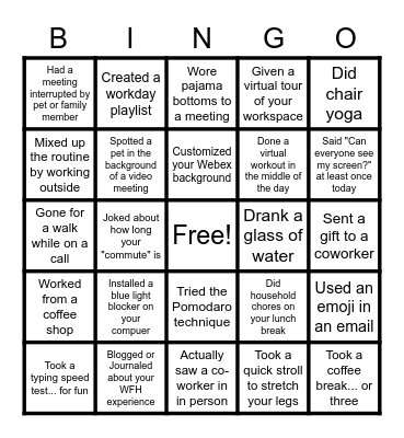 HR Tech Bingo - COVID Edition Bingo Card