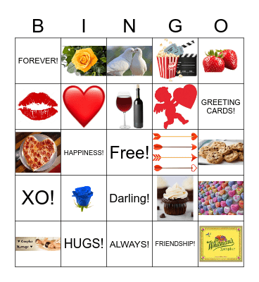52 Bingo! Valentine's Day! Bingo Card