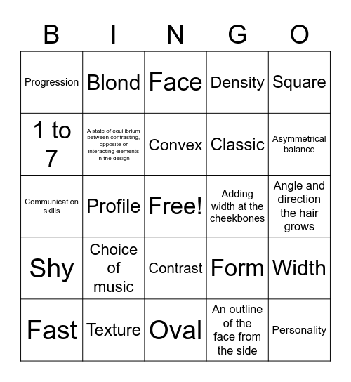 Design Decisions Bingo Card