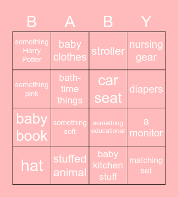 Brunansky Bingo Card