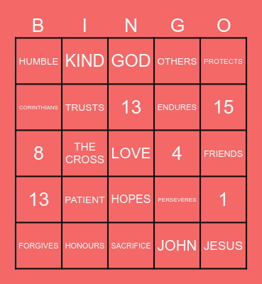 X VALENTINES SPECIAL X Bingo Card