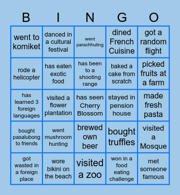 SILAB @ 48 Bingo Card