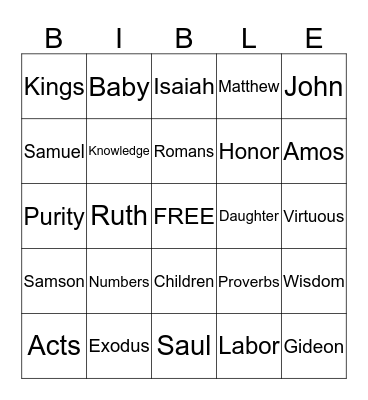 PARENT/TEEN SOUL-WINNING BANQUET Bingo Card