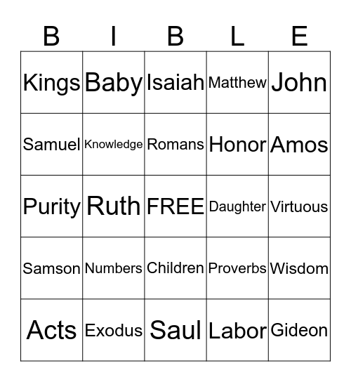 PARENT/TEEN SOUL-WINNING BANQUET Bingo Card