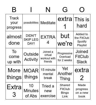 Mike's Test Bingo Card
