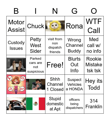 'SPATCH BINGO Card