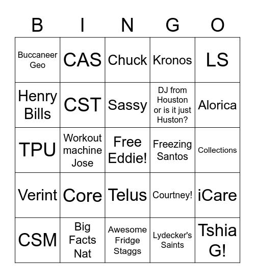 Alpha Bingo Card