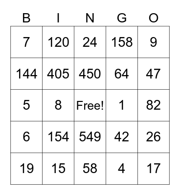 2x1 dig mult, single digit division, addition with regrouping, sub. with borrowing Bingo Card