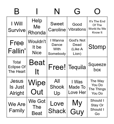 Happy Birthday Claudia Super Round Bingo Card