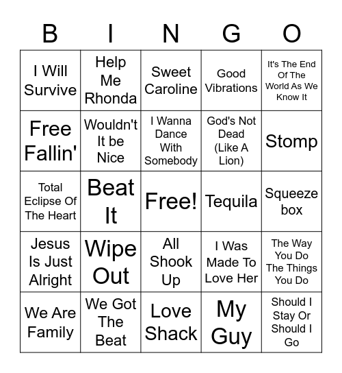Happy Birthday Claudia Super Round Bingo Card