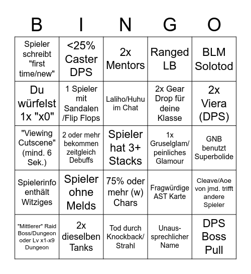 Bingo C Bingo Card