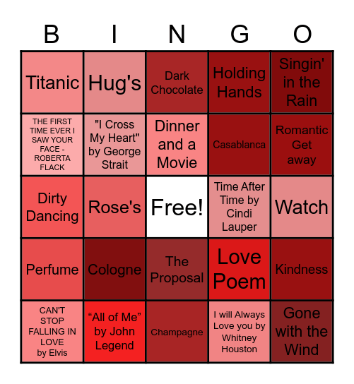ALLSTATE Bingo Card