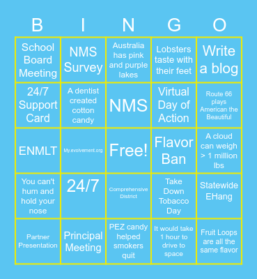 Evolvement Bingo! Bingo Card