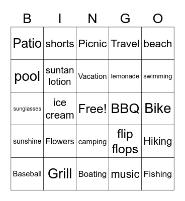 Get Us Out of Winter Bingo Card