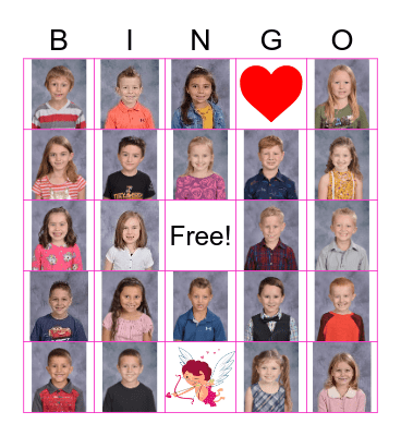 Valentine's Bingo Card