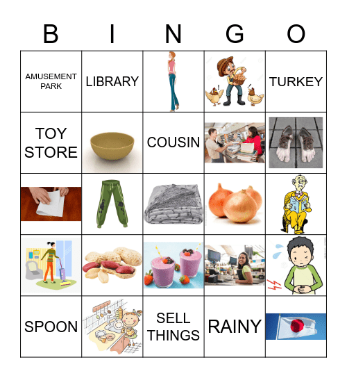 KIDS 4 SUPER DUPER SCUPER BINGO Card