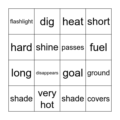 1.3 Coal/1.8 A Shadow Bingo Card