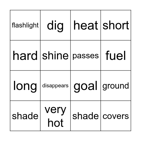 1.3 Coal/1.8 A Shadow Bingo Card