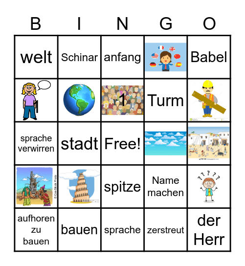 Turm von Babel Bingo Card