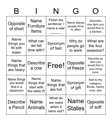 COMMUNICATION GROUP Bingo Card