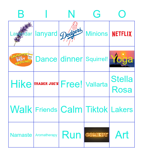 PSW Game Night Bingo Card