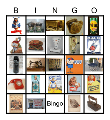 NOSTALGIE Bingo Card