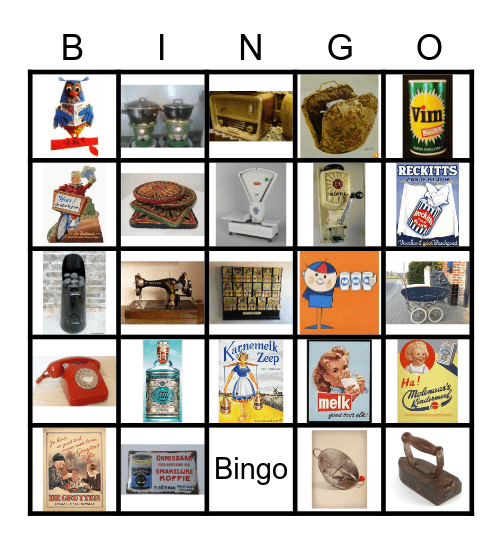 NOSTALGIE Bingo Card