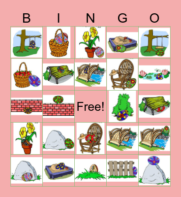 Online Easter Camp 2021 Bingo Card