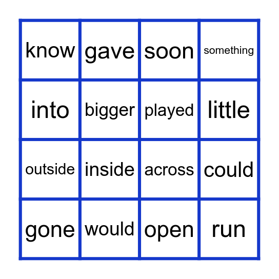 LLI Lotto Lesson #85 Bingo Card