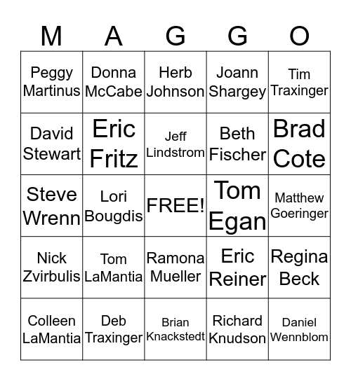 Magenium Solutions Bingo Card