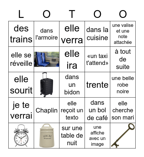 LE GRAND JEU Bingo Card