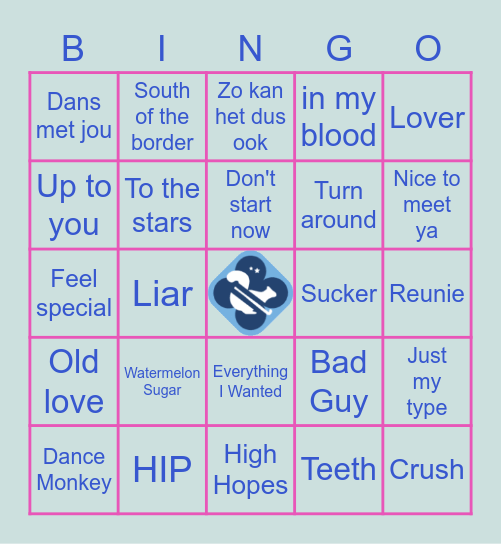 BINGO ** MD03 ** HC Tilburg Bingo Card