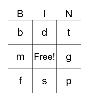 Make It Fun! Bingo Card