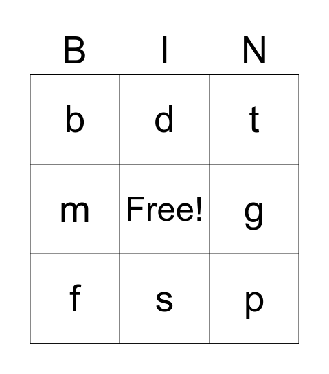 Make It Fun! Bingo Card