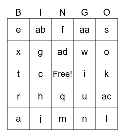 Erin's Virtual Bridal Shower Bingo Card