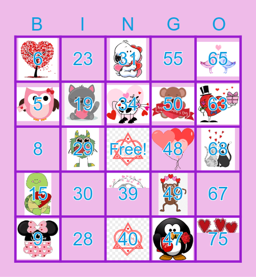 Valentine's Day in the Billing Office! Bingo Card