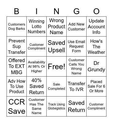 Team Mia Bingo Card Bingo Card