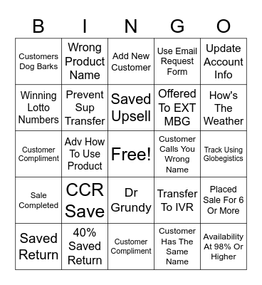 Team Mia Bingo Card Bingo Card