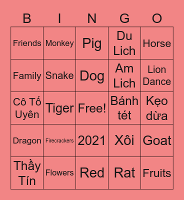 VSA!!!!! Bingo Card