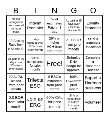 ABI Bingo Card