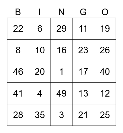 NCT PARTY TIME 2021 Bingo Card