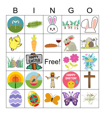Easter Bingo Card
