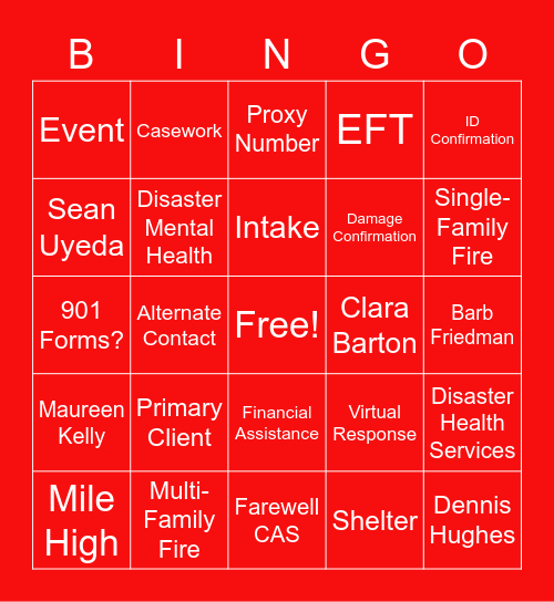 DAT BINGO Card