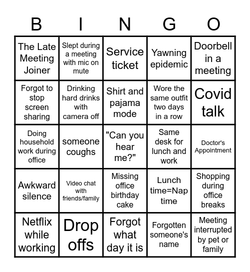 Deloitte Bingo! Bingo Card