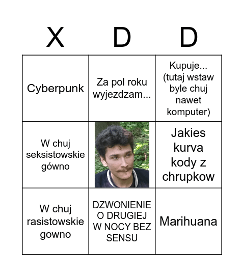 SEBASTIAN HAZA BINGO Card