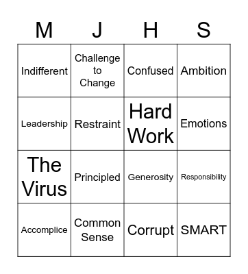 Antivirus Bingo Week 4 Bingo Card