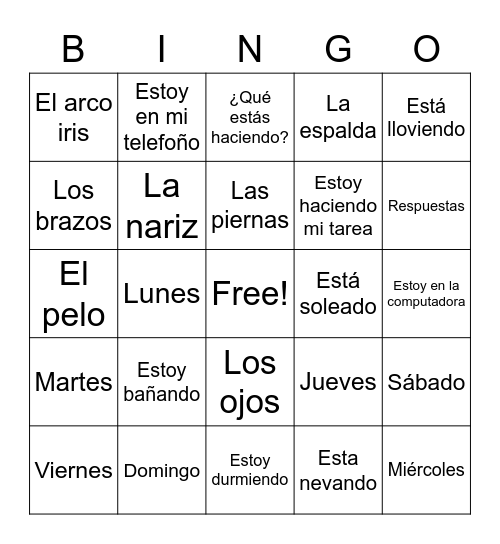 SP4K - L6 P1 Bingo Card